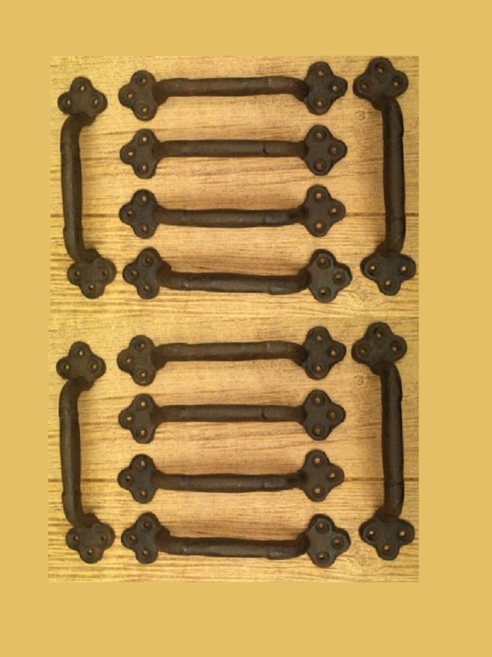 Twenty-Four (24) Large 9" long Cast Iron Gate Pull Handle Twenty-Four (24) 05122